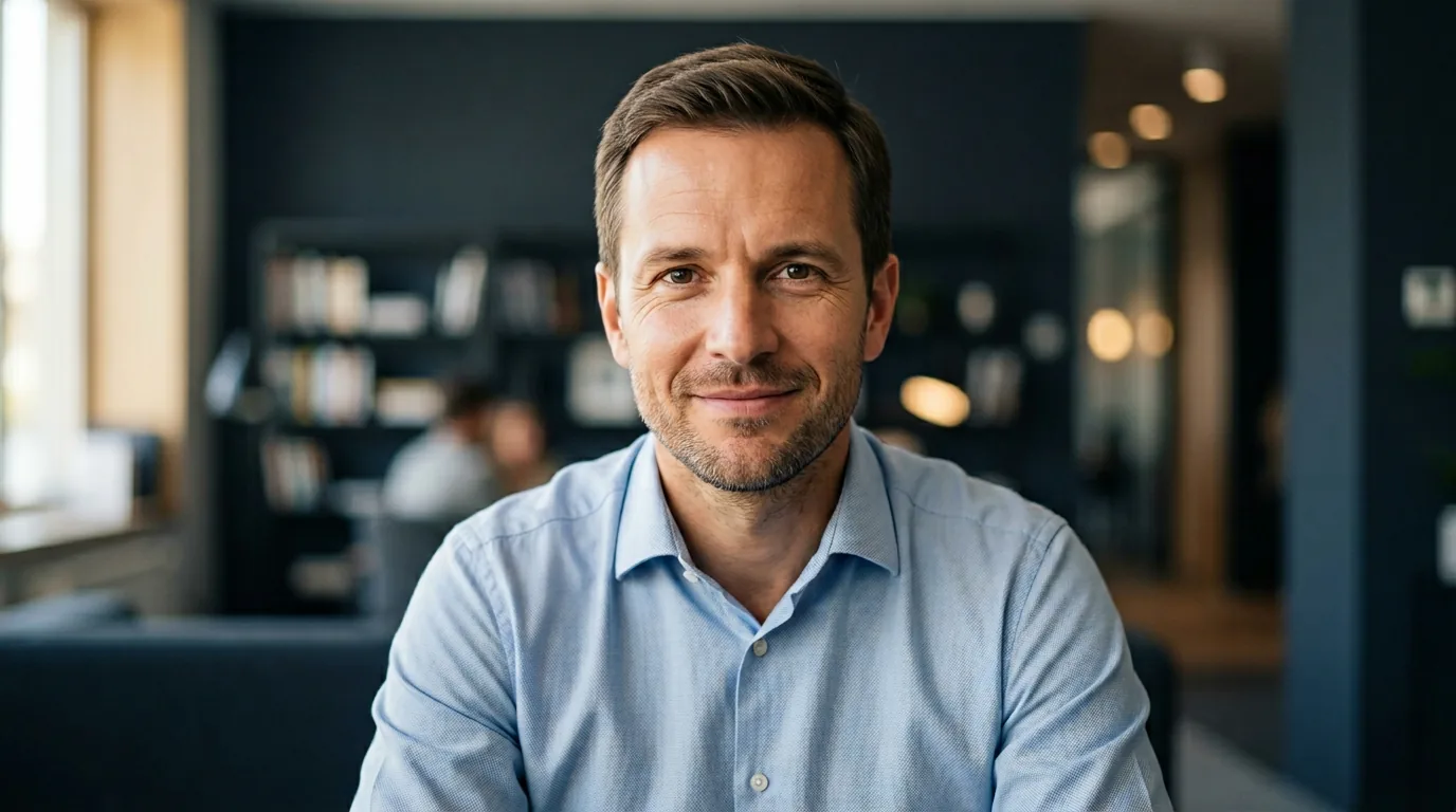 400x400px Porträt Markus Brenner, Risikoanalytiker Kfz, freundlich, natürliches Licht